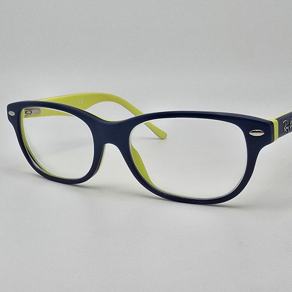 Ray-Ban RB1555 3819 Top Blue on Yellow Kids Eyeglasses Frame w/ Flexhinge 48mm